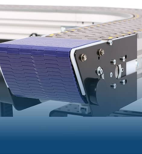 Low-profile industrial conveyor ready for machine integration