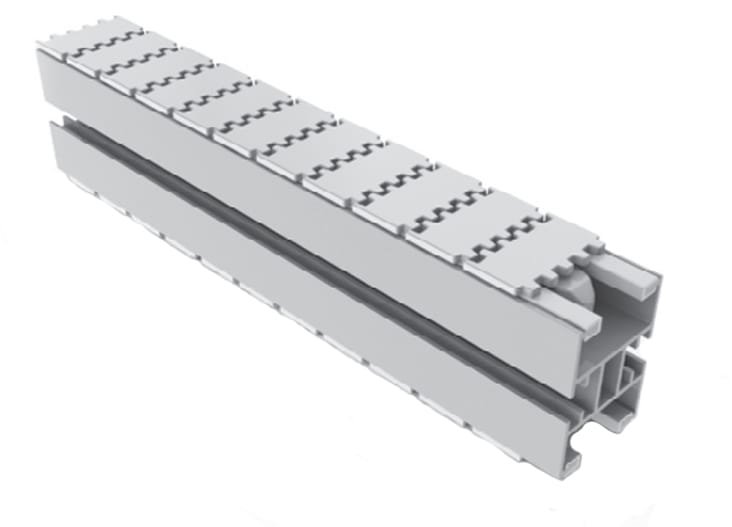 Stainless flexible-chain conveyor