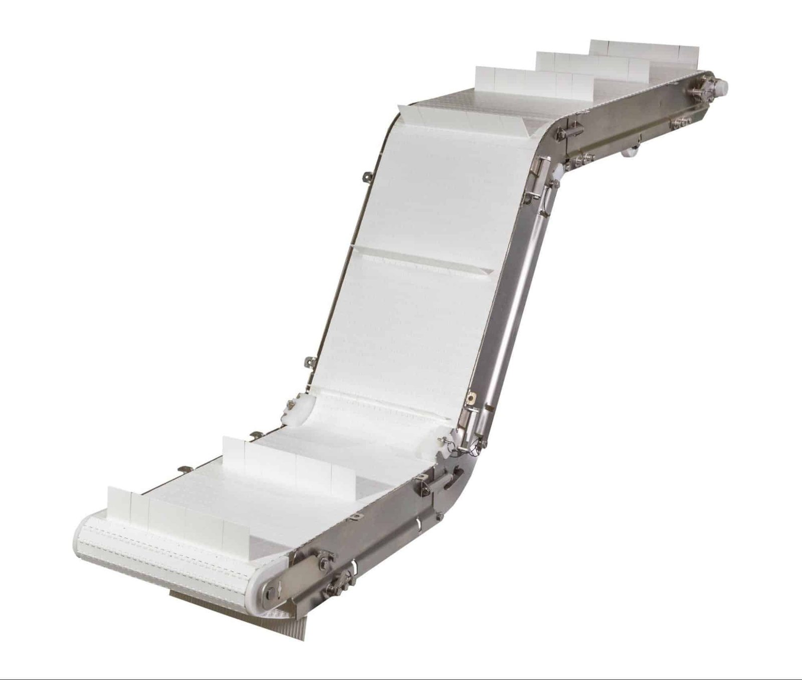 LPZ Z-frame modular cleated belt conveyor