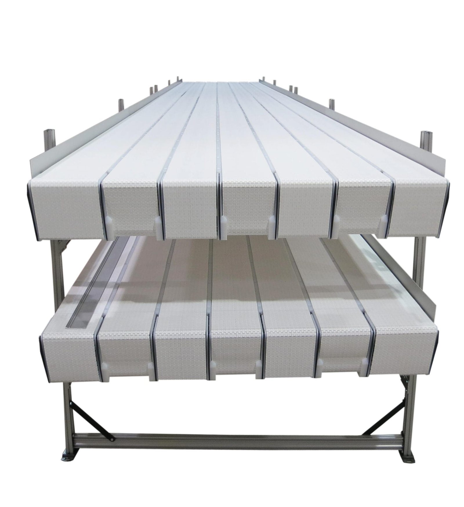 Two-tier common-drive conveyor system