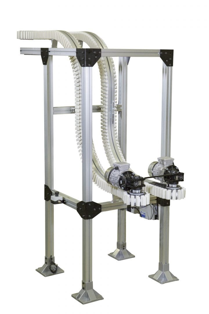Vertical product elevation conveyor