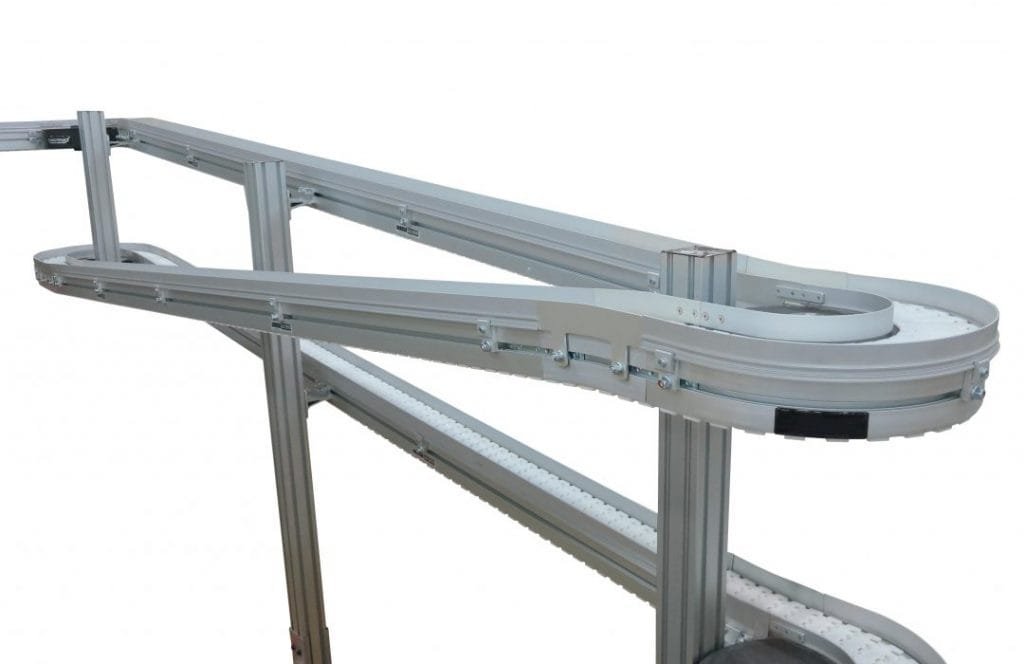 Z-frame style elevated conveyor