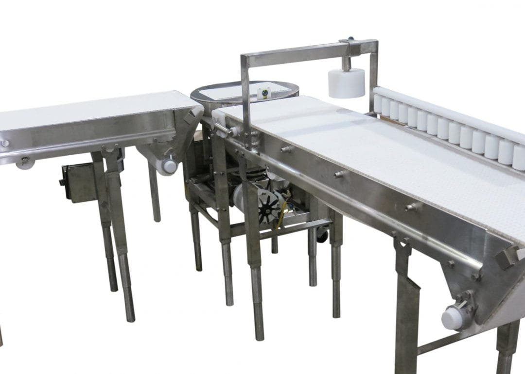 Product flipper and rotator conveyor