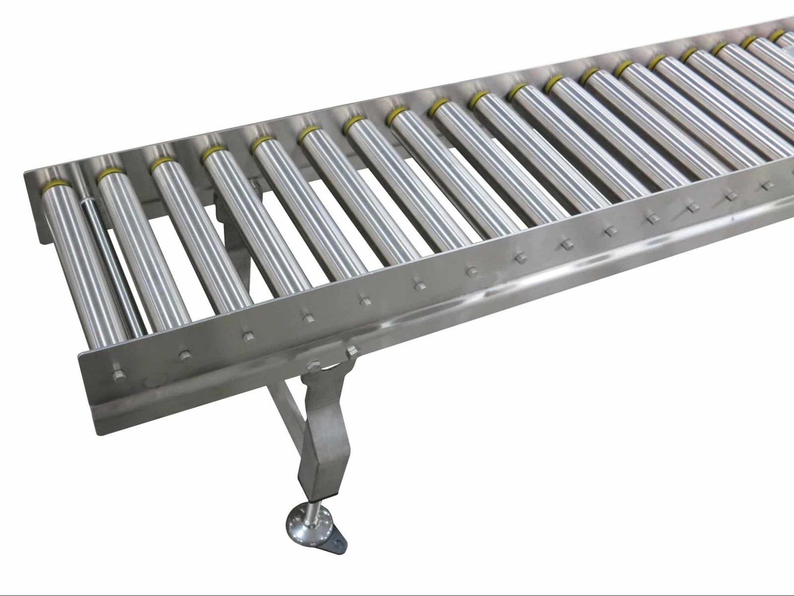 Sanitary roller conveyor system