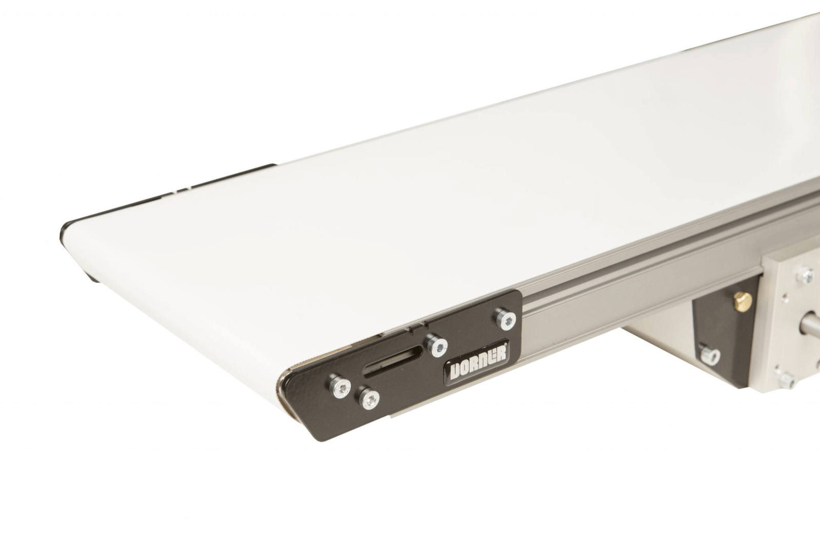 Low-profile fabric and modular belt conveyor platform