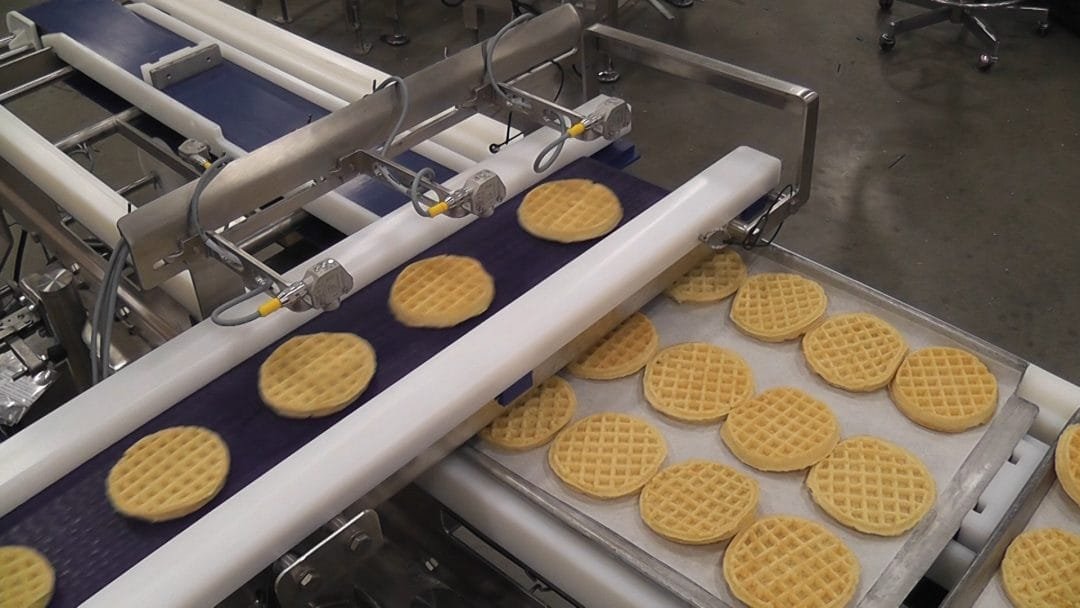 Automated depositing and rejecting conveyor