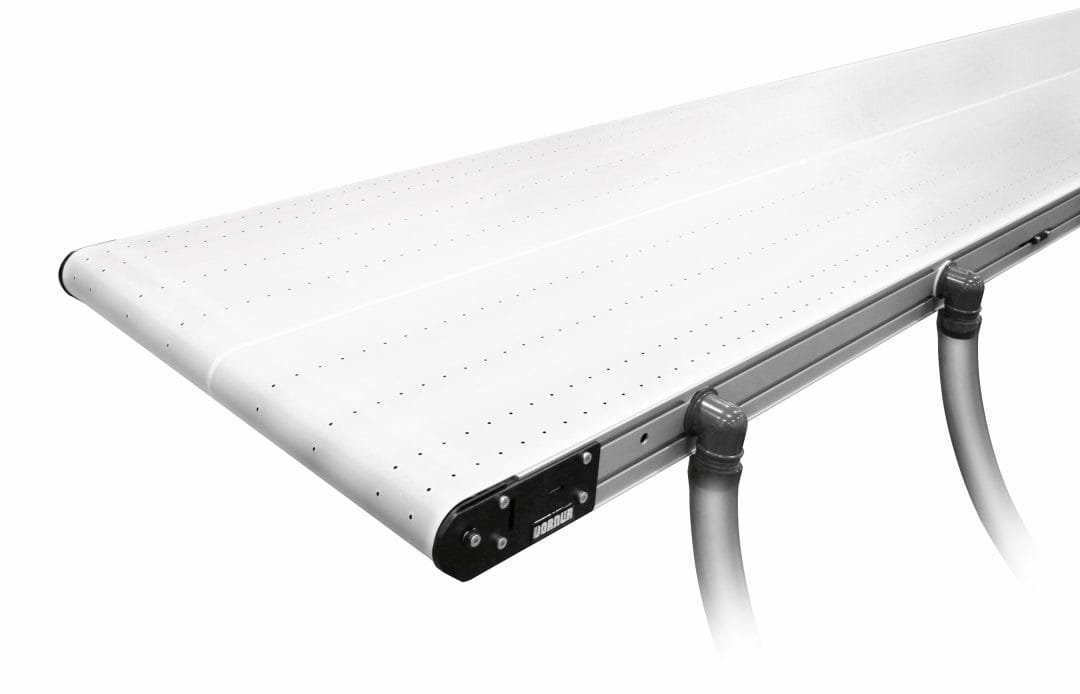 Heavy duty vacuum conveyor platform